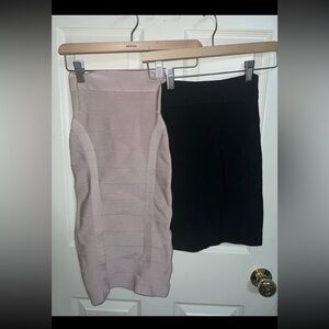 XXS BEBE BANDAGE SKIRTS can fit XS
